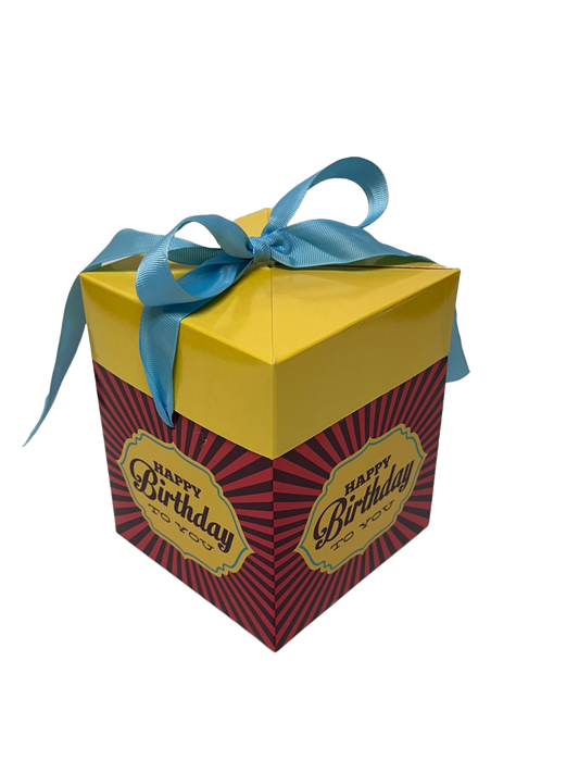 Granny's Confections Happy Birthday Gift Box Handmade Peanut Brittle Cashew Pecan