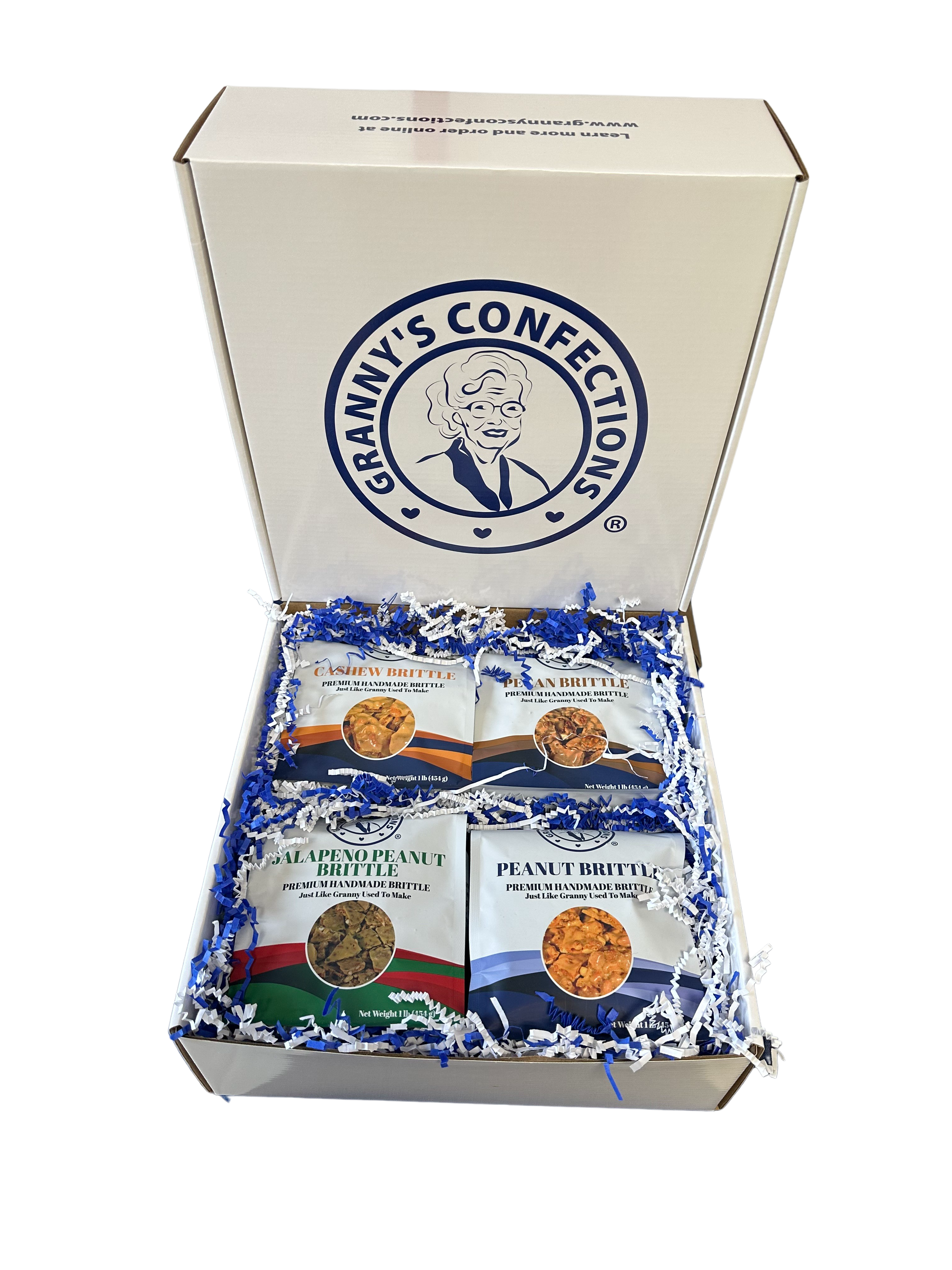 Corporate Gifting 4 Brittle Combo Peanut Brittle Cashew Brittle Pecan Brittle Jalapeno Peanut Brittle