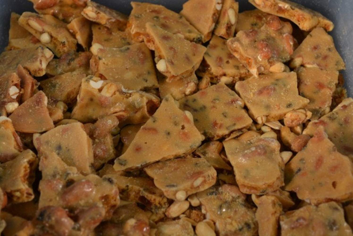 Jalapeno Peanut Brittle.  Spicy Peanut Brittle handmade by Granny's Confections