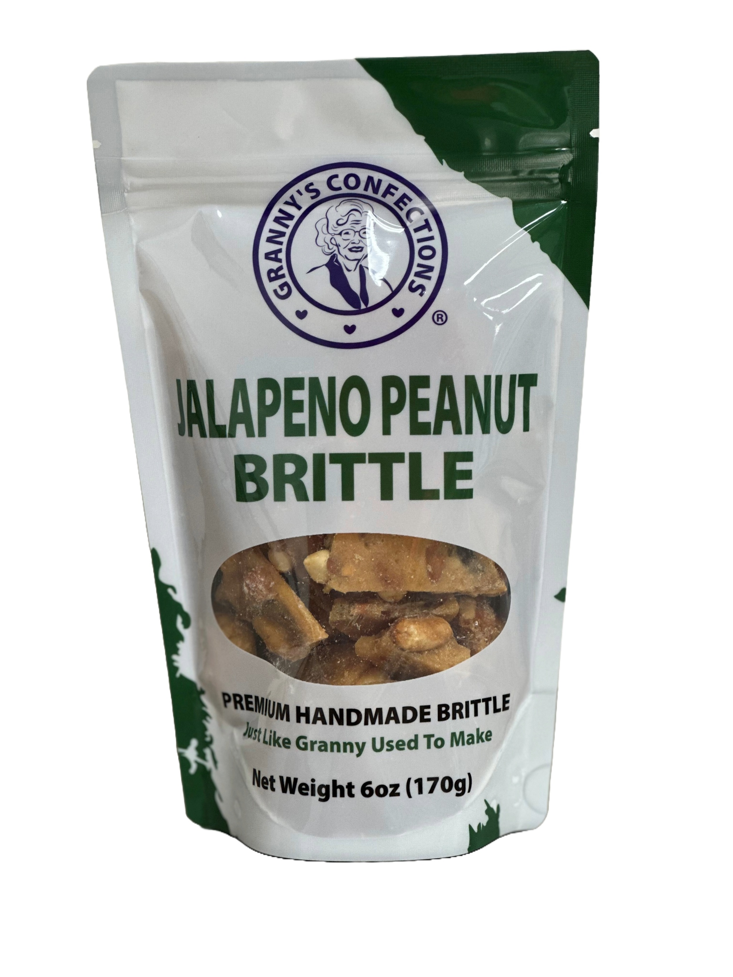 Peanut Brittle Six Brittle Combo Peanut Brittle, Cashew Brittle, Pecan Brittle, Jalapeno Brittle, Coconut Brittle, Almond Brittle