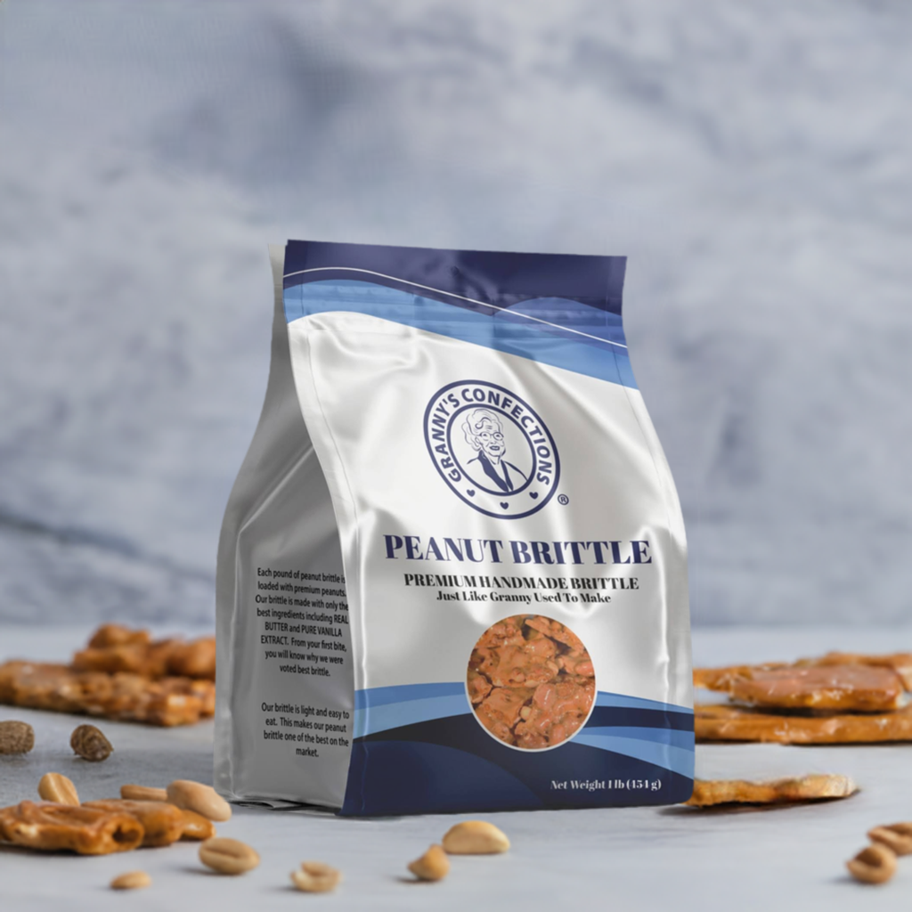 Old Fashioned Peanut Brittle from Grannys Confections Gluten Free Gourmet Peanut Brittle